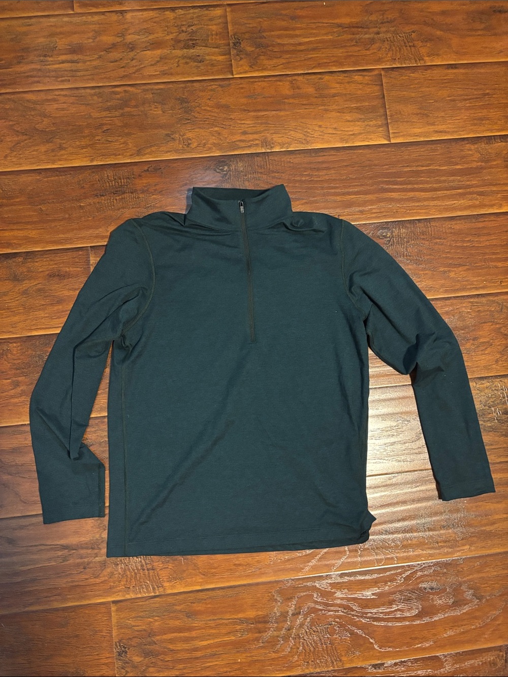 lululemon athletica Men's Dark Teal Half-Zip Pullover